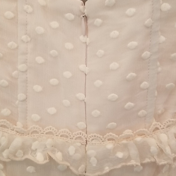💕SPELL GYPSY X FREE PEOPLE💕 Mira Bustier RaRa Dress Ivory Small S NWT - Picture 14 of 14